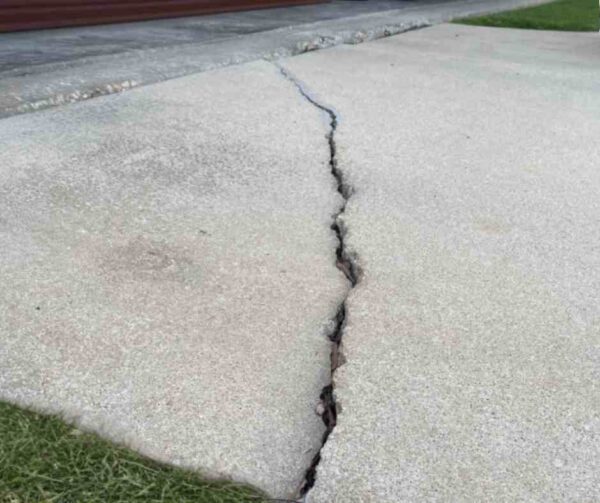 sinking concrete concrete slab sinking